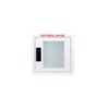 Cubix Safety Fully Recessed, Non-Alarmed, Compact AED Cabinet FR-Sn